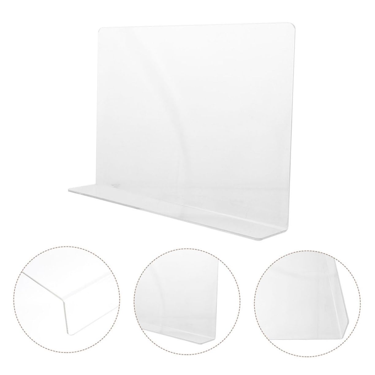 Paraspruzzi Facile da Pulire Rettangolare in Acrilico Lavabo per Protezione Anti-Schizzi Design Minimalista per Cucina e Bagno