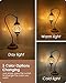 Yarra-Decor Turkish Moroccan Lamp with Bronze Base 3 Color Options Handmade Swan Neck Tiffany Mosaic Glass Bedside Lamps for Bedroom (LED Bulb Included)(4)
