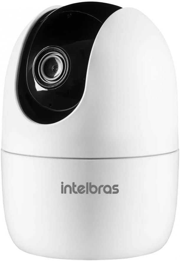 Câmera de Vídeo Inteligente Wi-Fi iM4 C Branco Intelbras + MicroSD 32GB