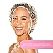 ADAMA Disposable Shower Conditioning Processing Caps, Ideal For Perms and Conditioning Treatments, Clear Caps With Elastic Trim, Standard Size For Ultimate Coverage, 30 Caps, Clear