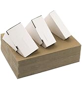 Mat Board Center, 100-Pack Adjustable Picture Frame Cardboard Corner Protectors for Shipping, Pac...