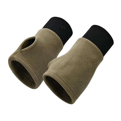 yztju Warme Fingerlose Handschuhe | Winddichte Fäustlinge Für Kaltes Wetter - Warme Winter Handschuhe Aus Polarfleece,Für Frauen Zum Pendeln Camping Wandern Radfahren Und Motorradfahren
