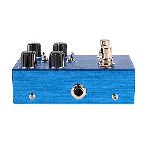 Pédale de Guitare à Distorsion, Pédale d’effet de Guitare en Alliage d’aluminium Conviviale, Contrôle du Volume Audio Multifonction pour Groupe (Bleu) - Les Beatles, Paul McCartney, John Lennon, RIngo Starr, George Harrison Pédale de Guitare à Distorsion, Pédale d'effet de Guitare en Alliage d'aluminium Conviviale, Contrôle du Volume Audio Multifonction pour Groupe (Bleu) – Image 4