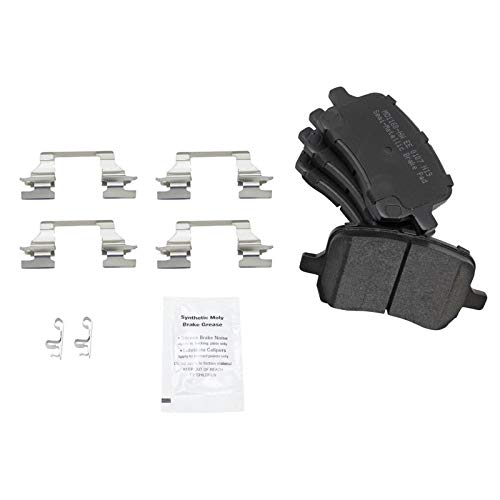 Image of TRQ Front Brake Pad and Rotor Set Semi Metallic G Coated Rotors Calipers | For 2007-2012 Chevrolet Malibu 2007-2010 G6 2007-2009 Aura