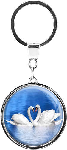 MetALUm Portachiavi/Animali Selvaggi/Cigni /