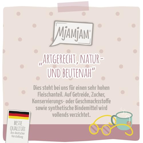 MjAMjAM- Premium Trockenfutter für Katzen- Knusprige Mahlzeiten- Senior- Frisches Lachsfilet & Geflügel, 1er Pack (1×1, 5kg), getreidefrei-2
