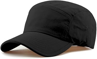 FASHIXD 5 Panel Hats Quick Dry Baseball Cap Waterproof, Lightweight, Golf Sports Cap
