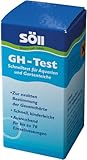 WASSER TRÖPFCHENTEST: Der Söll GH-Test bietet eine exakte Bestimmung der Gesamthärte von Teich und Süßwasseraquarium und ist darüber hinaus Indikator für mögliche Behandlungsoptionen