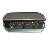  Motorrad LED Kennzeichenbeleuchtung, chrom, E-geprüft