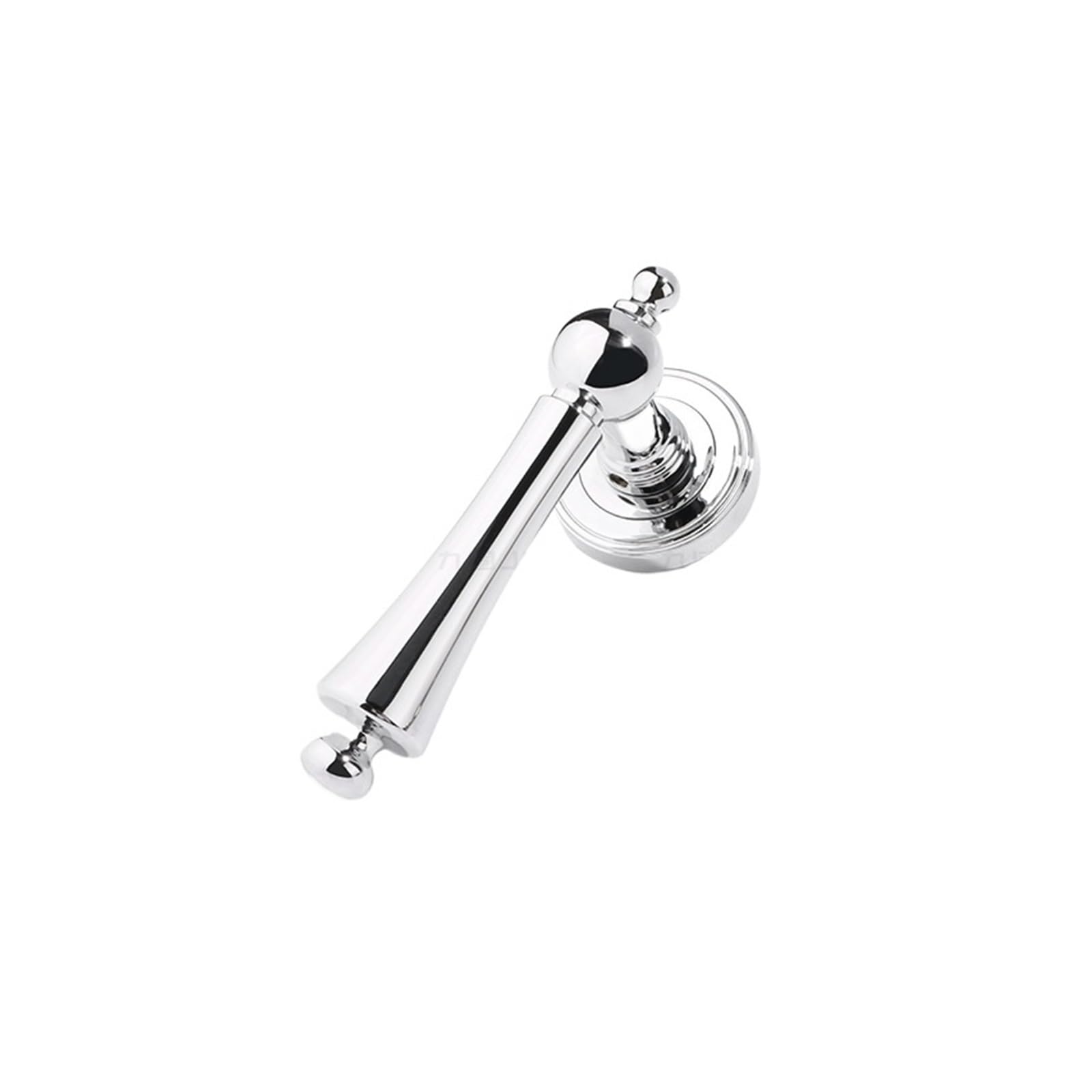 NYRXRYTCA American zinc Alloy Indoor Silent Door Lock Bedroom Wooden Door Handle Household Magnetic Door Split Lock(D53 1109 bright chrome silent)