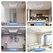 Roodike Bathroom Exhaust Fan for Ceiling Mount, Household Bath Vent Ventilation Fans with 1.0 Sones Quiet Operation, 110 CFM with 4