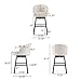 Christopher Knight Home Ogden Barstool, 2-Pcs Set, Beige