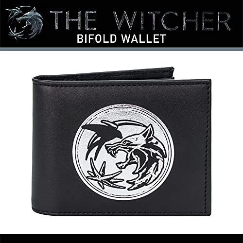Concept One Netflix The Witcher Bifold Travel Wallet, Black #TOP1
