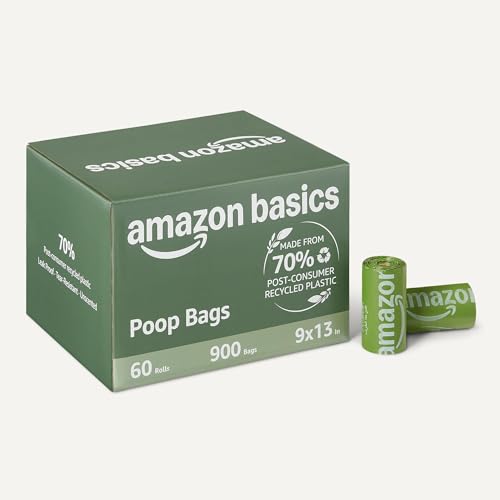 Miniatura 3 de Amazon Basics Bolsas De Material Reciclado Para Residuos De Perro Sin Dispensador Sin Perfume, 900 Bolsas 60 Paquetes De 15 Bolsas