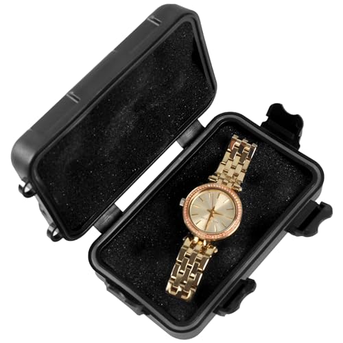 TOSICAM Magnetic Key box, Hide A Key Magnetic Car Key Holder Key Hider, Waterproof Hidden Key Holder Car Key Case for Outdoor Travel, Magnetic Key Box for Under Car Vehicles (1, Black)