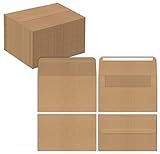 A7 Kraft Invitation Envelopes, 100-Pack, Use with 5 x 7 inch Cards, Strong Bond Paper, by Better...
