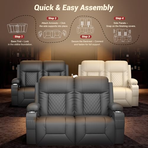 Luxury leather sofa set