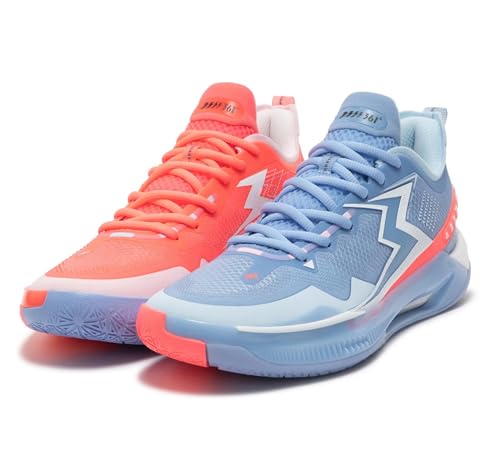 361° Big3 5.0 Quick PRO Basketball Shoes for Men Breathable Outdoor Sneakers Cushioning,Anti Slip Practice Student Sports Shoes for Teens and Adults,Caldwell Pope Zapatillas de baloncesto Hombre