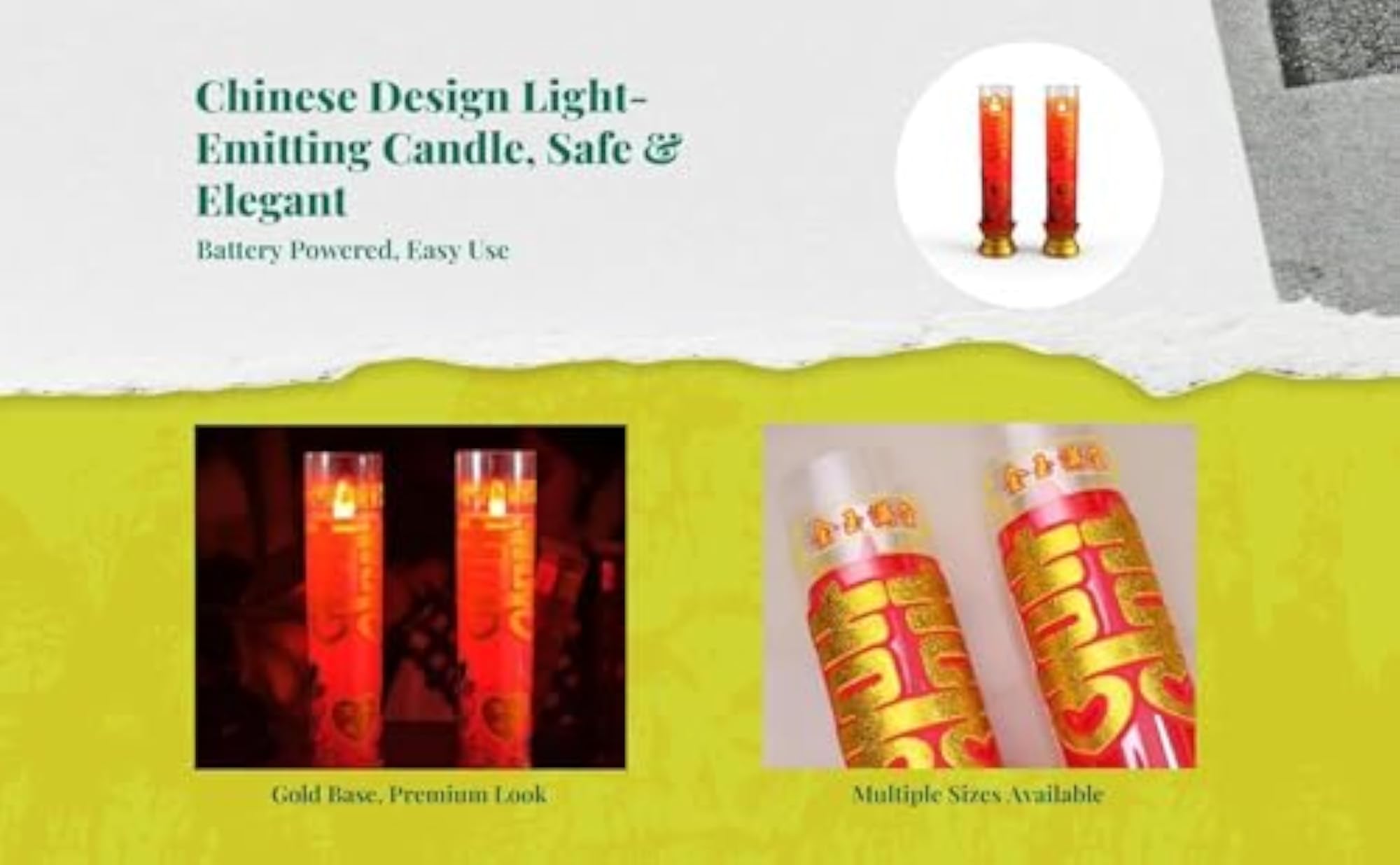 Light-Emitting Wedding Candles, Flameless Decor