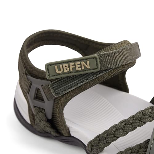Image of UBFEN Womens Hiking Comfortable Sport Sandals Outdoor Walking | Casual Lightweight Water Sandals with Adjustable Straps Arch Support for All-day Wear, Beach, Vacation, Adventure, Camping