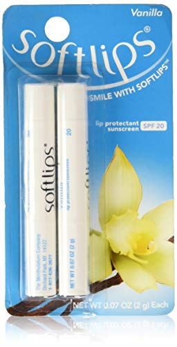 Softlips Lip Protectant SPF 20 Vanilla twin pack (Pack of 2)