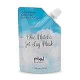 Primal Elements Face Mask, Clay Mud Facial Treatment, Multi-Use Package, 1.18 oz - Blue Matcha Jet Lag