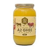 Shiva Organic Desi Gir Cow A2 Ghee | Bilona Method | Organic Grass-Fed | Pure Desi Ghee 33.81 Fl.Oz...