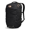 The North Face Women's Borealis Luxe Commuter Laptop Backpack, TNF Black/Burnt Coral Metallic-NPF, One Size