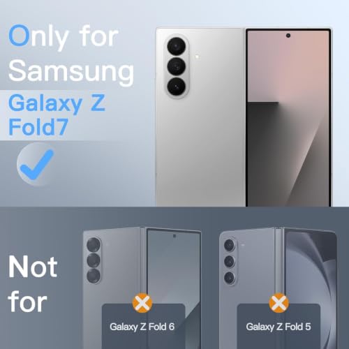 Image of (1 Pack Privacy Tempered Glass Screen Protector for Samsung Galaxy Z Fold 7 (Front Display) | 9H Anti-Spy Glass | HD Clarity, Anti-Scratch, Bubble-Free, Case-Friendly
