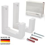 Uchwyt ścienny do FritzBox 6690 Cable 6590 6591 do AVM FritzBox Cable kabel - dwie sztuki wraz z materiałem mocującym