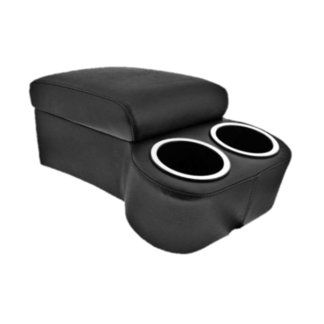 outdoorm Black BC Fits Bench Seat Console With Drink Holders Musclecar Hotrod