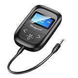 8 Stunden Spielzeit + 10 Meter Bluetooth-Abstand:Eingebaute wiederaufladbare Lithium Batterie.Der Wodgreat Adapter kann über 8 Stunden ununterbrochen spielen, während es in etwas 2 Stunden vollständig geladen wird. Die maximale drahtlose Entfernung beträgt 15 Meter (ohne Hindernisse).