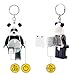 LEGO Minifigures Large 3 Inch Tall Figure Keychain Light - Panda Guy (KE195H), Bag charm with LED light