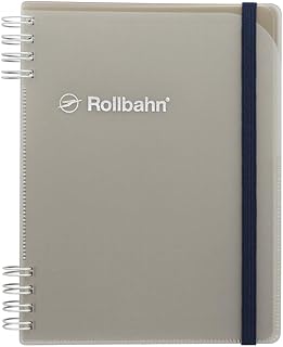 【旅するロルバーン】[デルフォニックス] ロルバーン フレキシブル カバー 360° クリアポケット L（クリアグレー）