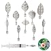 KostaTech KSTEU 3D Gélatine Gelée Fleur Art Outils Set, gâteau Outils de décoration en Acier Inoxydable 10 Pièce, De Décoration De Gâteau Bricolage Outil Seringue, Outils de Fleur pour Gâteau Gelée