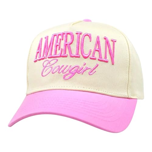 Image of Country Trucker Hat - Western Snapback Baseball Cap - Vintage Embroidered Hat for Men & Women