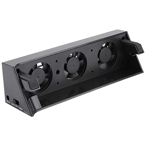 Wakects 3 Puertos de Ventilador Disipación de Calor Silencioso, Ventilador de Enfriamiento de Eliminación de Ruido Compatible para Delgada, Diseño Avanzado, Uso de Mucho Tiempo con Material ABS