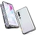 Produktbild Kompatibel für Xiaomi Mi Note 10 / Note 10 Pro Hülle,Stark Magnetische Adsorption Metallrahmen Flip Handyhülle 360 Grad Komplett Schutzhülle Vorne und Hinten Gehärtetes Glas Transparente Coverschwarz