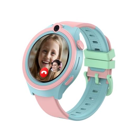 SPIKY Cacus 4G Calling Multi-UI IPX7 Waterproof Kids Smartwatch | Rotatable Menu Dial,GPS Tracking, Video Call, Calling Watch, Games, Geo-Fencing, SOS | Best for Kids Girls & Boys 4-12 Years | Pink