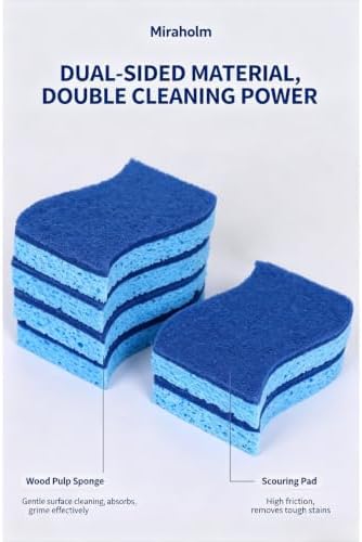 Blue Non-Scratch Kitchen & Home Sponge 12-Pack image 5