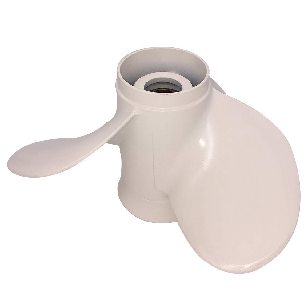 11 1/4 x 14 Aluminium-Propeller für Yamaha Außenbordmotor T25/F40/F50/40HP/48PS/50PS/F60 Aluminium-Prop 13 Zähne RH