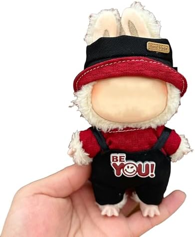 Labubu Dress 17 cm - Carino Alla Moda Set - Adatto a Labubu 1a 2a 3a generazione/Posizione in Piedi/Posizione Seduta. Suitable for: Pop Mart/Labubu (A30)