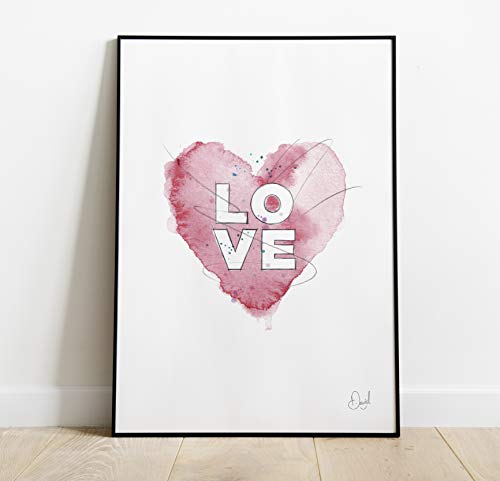 Love Art Print (A3 420 x 297 mm)