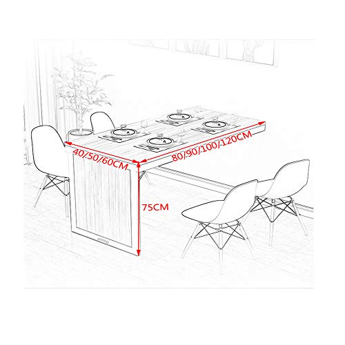 Table murale invisible pour optimiser l'espace d'une petite cuisine