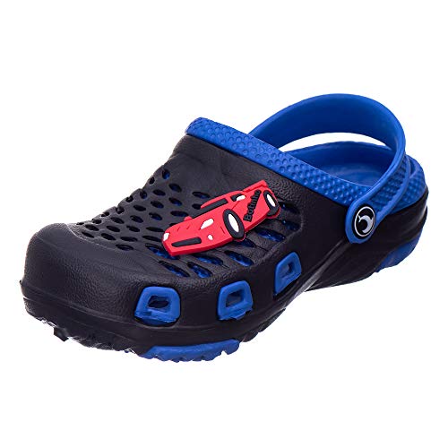 BABUCHE INFANTIL SANDÁLIA MASCULINA CARRO C011/020 - AS165 Cor:Preto/Royal;Tamanho:30