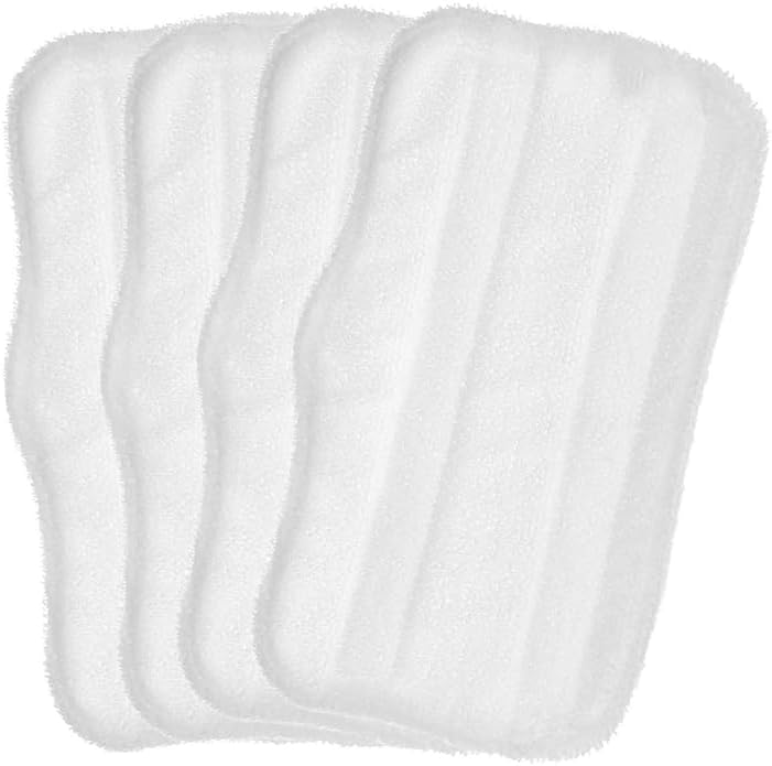 4 Pack Replacement Steam Mop Pads for Shark S3101 S3202 S3250 - Washable Cleaning Pads for Hard Floors