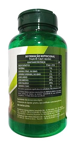 Óleo de Coco Extravirgem 120 cápsulas - Copra