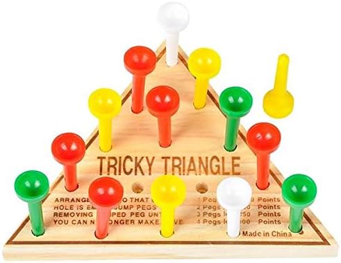 Rhode Island Novelty 4.5" Wooden Triangle Game