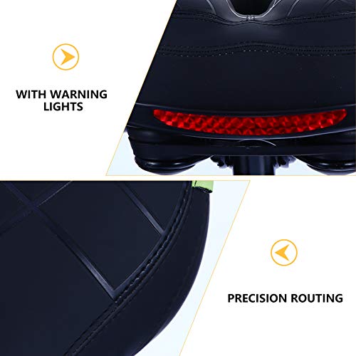 CLISPEED Bicicleta Assento Da Bicicleta Sela de Couro À Prova de Choque de Substituição Almofada par