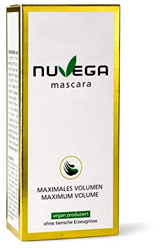 NuVega Mascara - Vegane Wimperntusche mit Verlängerung & Volumen Effekt - 5 ml.
